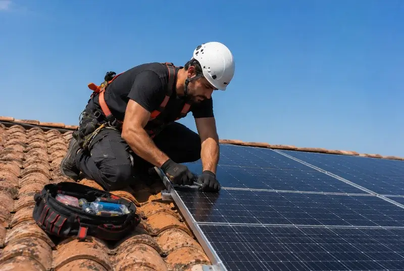 Maintenance et monitoring de panneaux solaires à Hilsenheim